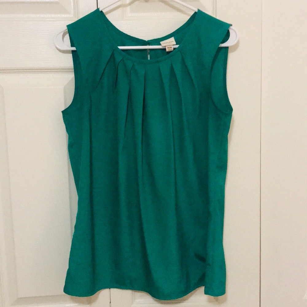 Green Merona Sleeveless Blouse